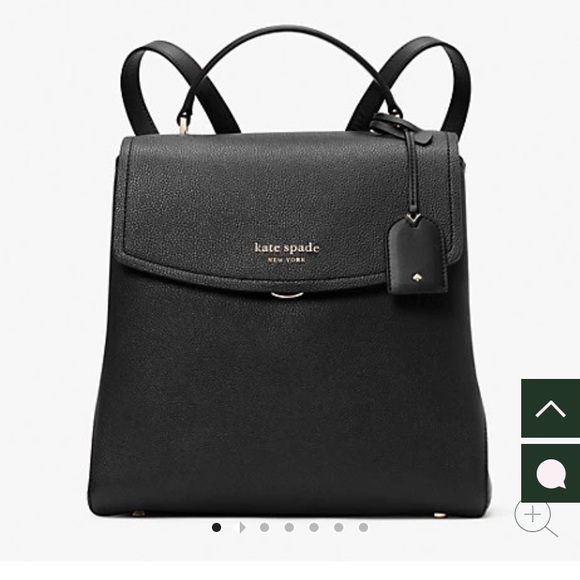 Kate Spade medium black backpack